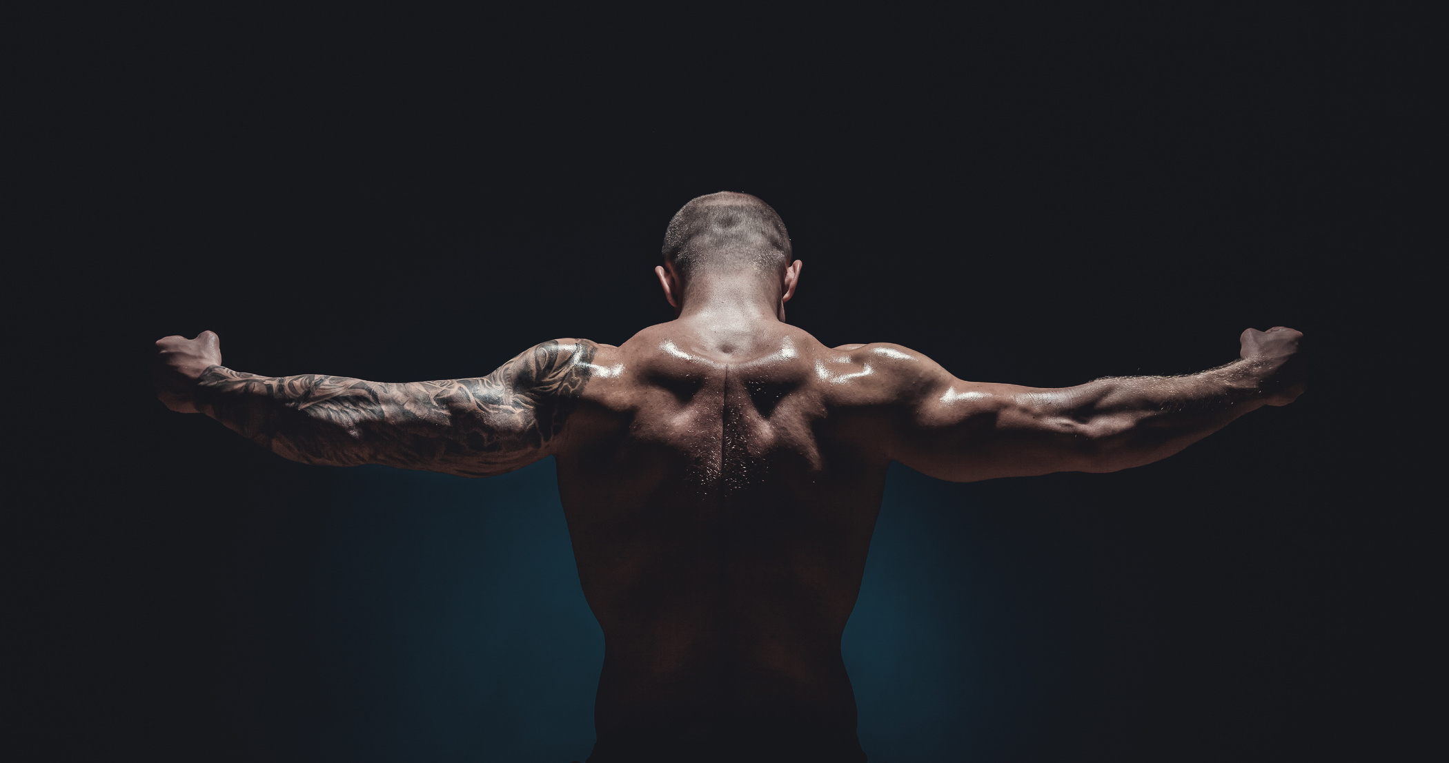 Muscular Male Bodybuilder